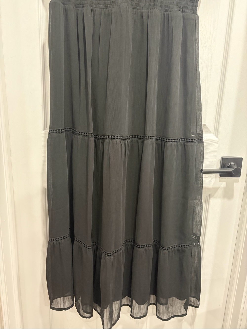 Christina Black Sleeveless V-Neck Maxi Dress - Picture 4 of 12